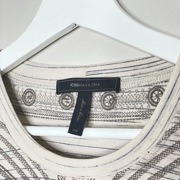 BCBGMAXAZRIA | Ada Canvas Embroidered Dress | XS - Picture 4 of 6